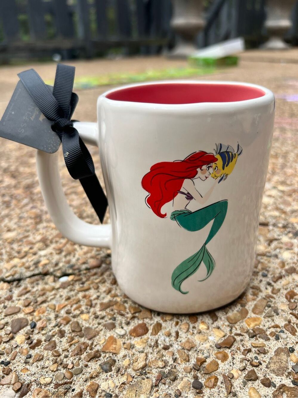 Rae Dunn x Disney Princess The Little Mermaid Mug Artisan Collection NEW